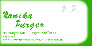 monika purger business card